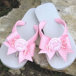 IT'S a GIRL BOY Flip Flops With Bows, Expectant Moms, Shower Gift ...