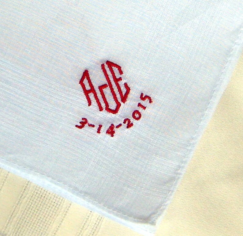 MEN'S IRISH LINEN Handkerchief Groom Father of Etsy