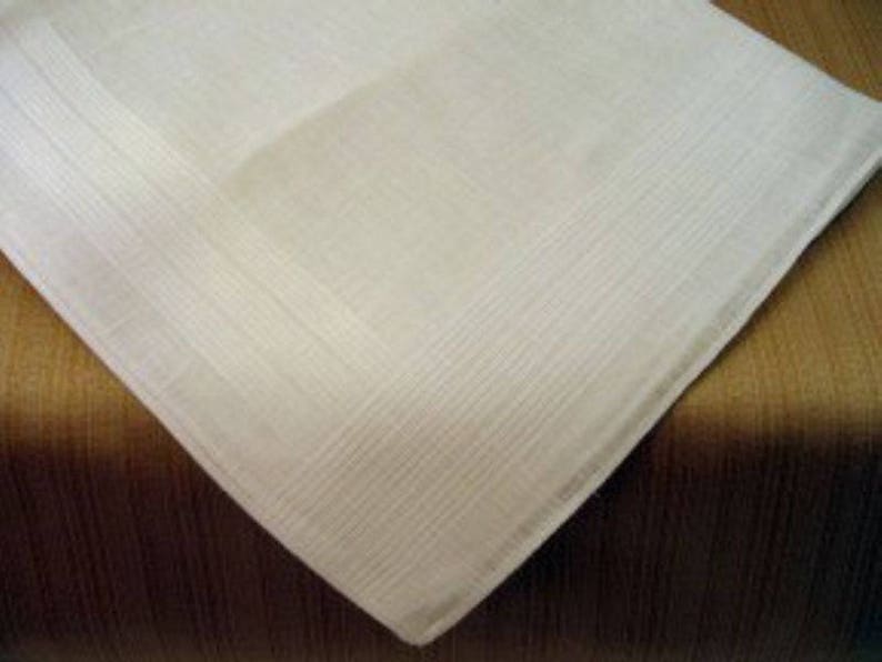 MEN'S IRISH LINEN Handkerchief with Personal Message Etsy