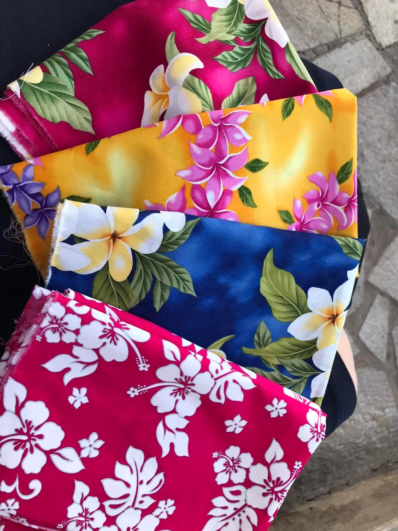 HAWAIIAN PRINT FABRIC Covered Rope Bowl Pretty Purple Floral Etsy