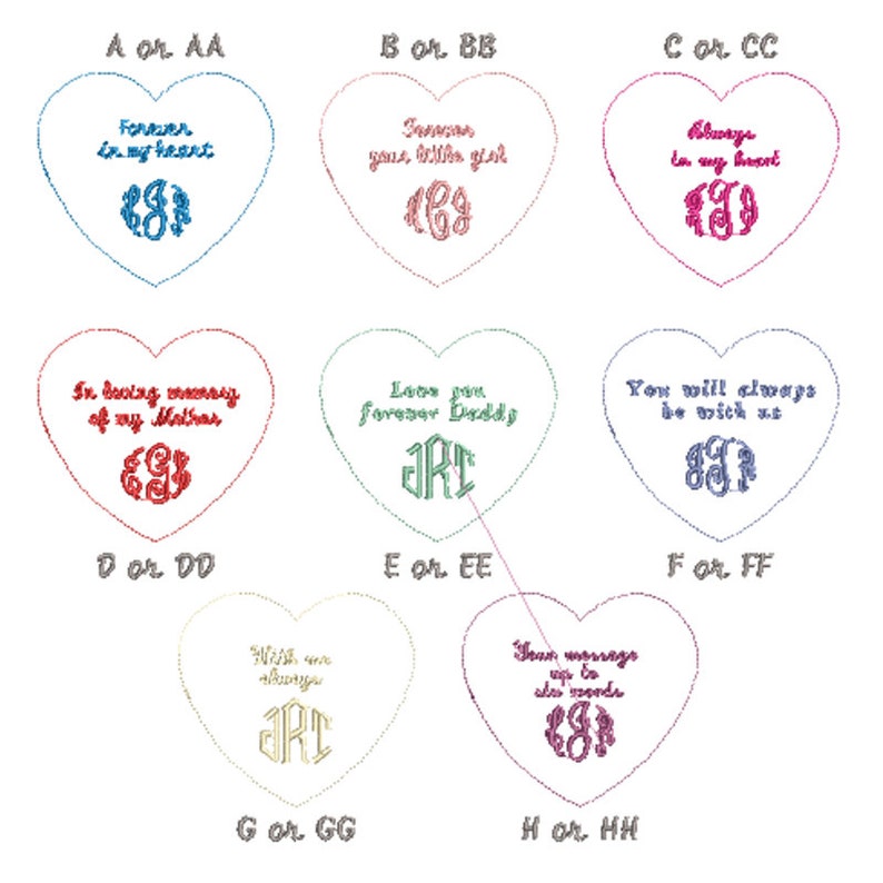 7 designs or Your Message finished edges lined 3x3 size HEART SHAPED WEDDING Dress Label Use Your Fabric or 6 colors polyester satin