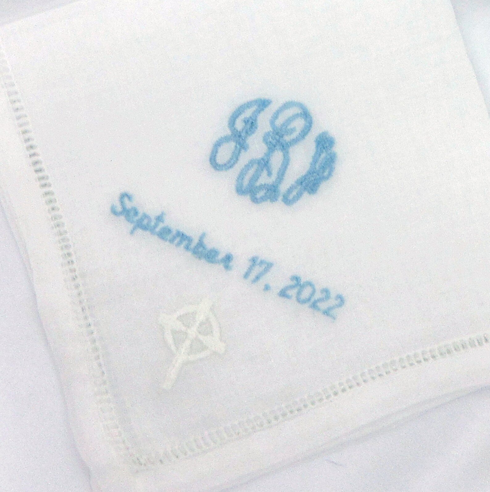 SMALL CROSS HANDKERCHIEF for Baby Boy Christening/baptism Etsy