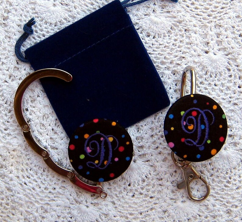 PURSE ACCESSORIES SET Finders Key Purse & Purse Hanger Etsy