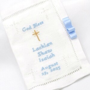 PERSONALIZED BIBLE COVER ~ Can Add Bible, Linen, Baby, Christening, Baptism, First Christmas, Monogram or Name, Date, Opt. Scripture, Date