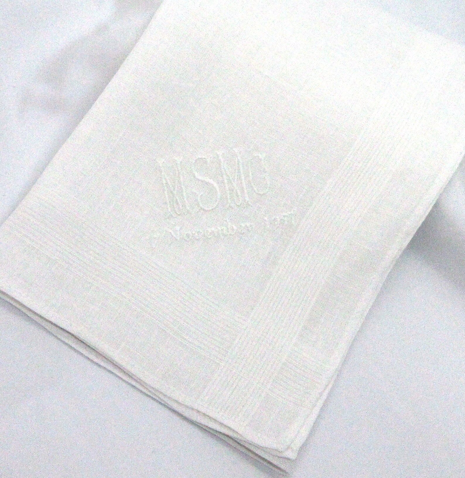 MEN'S IRISH LINEN Handkerchief Groom Father of Etsy