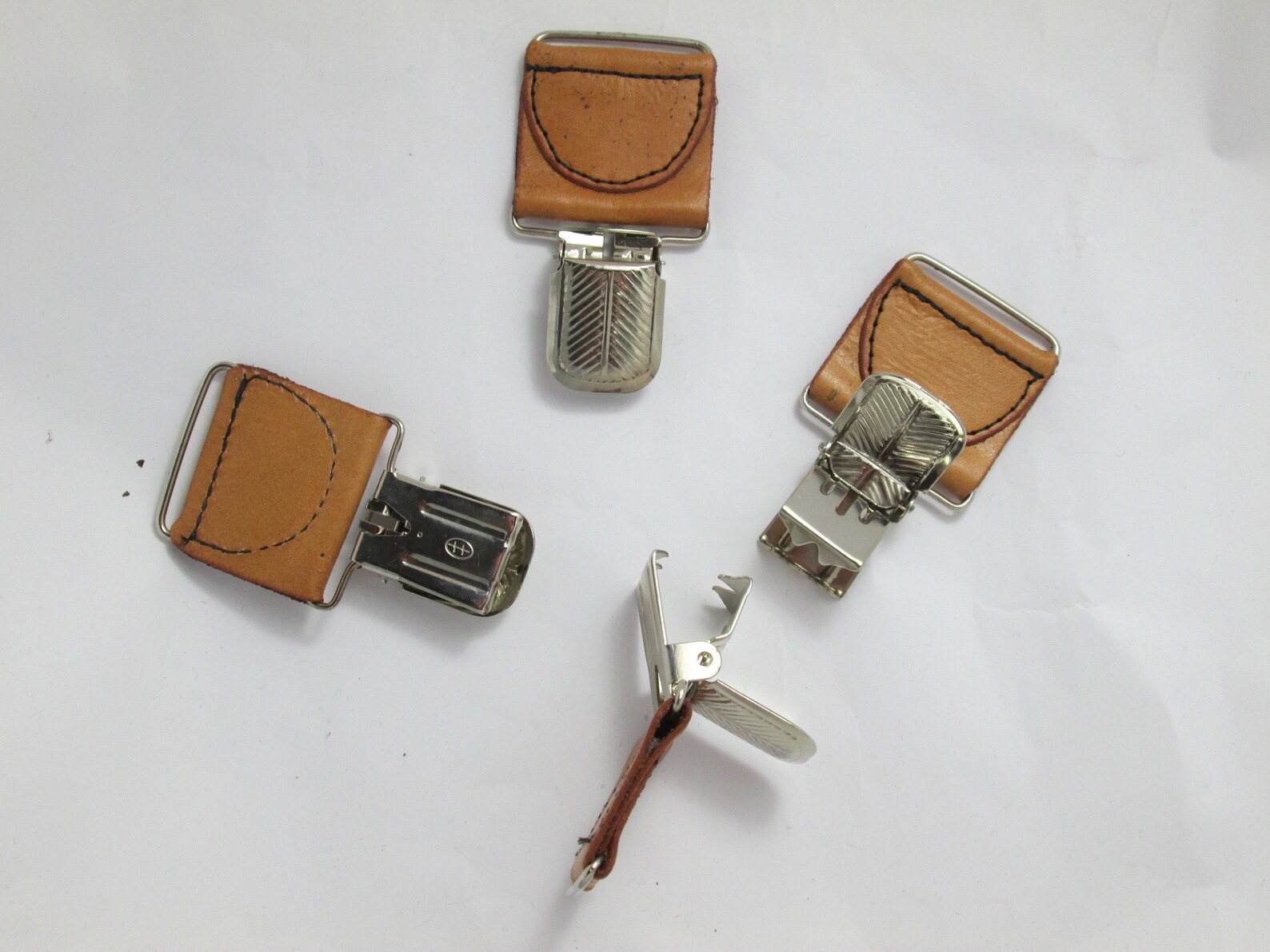 Mens and Womens Suspender Clips Plus All Leather Parts and Etsy