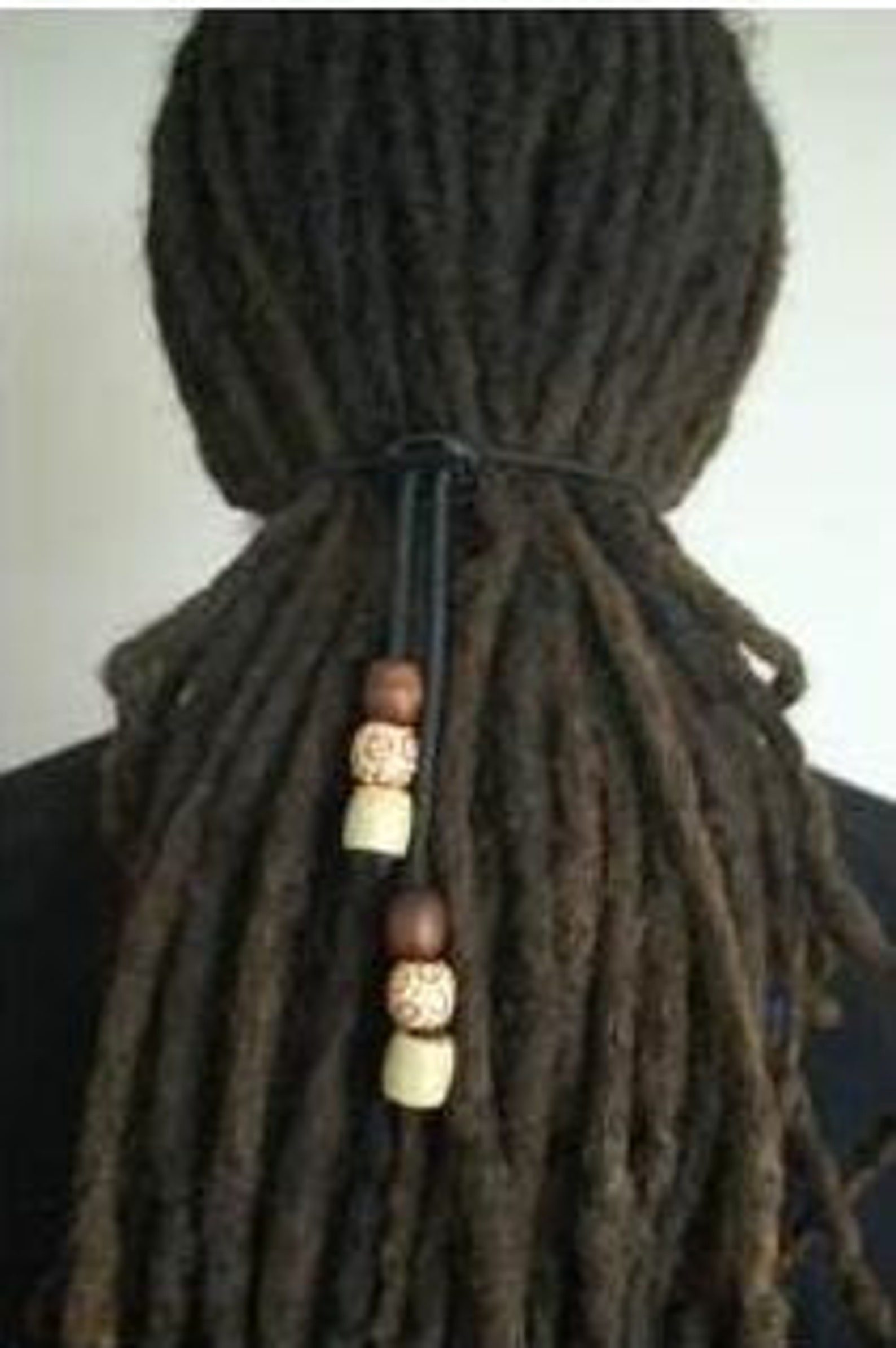 Dreadlock Hair Tie for Dreads Elastic Adjustable With Beads Etsy