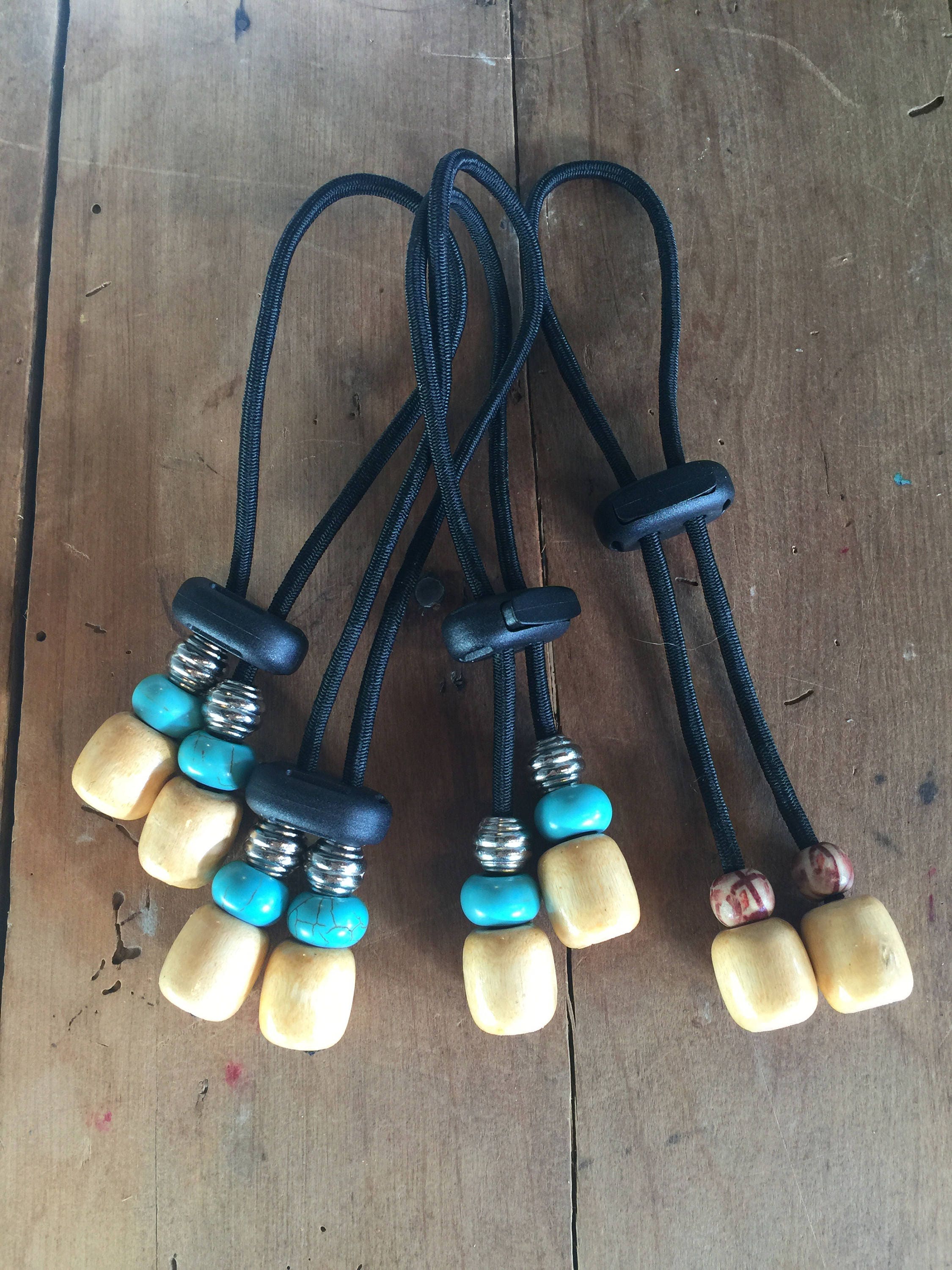 Dreadlock Hair Tie for Dreads Elastic Adjustable with Beads Etsy