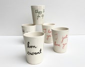 Ceramic personalized dinner plate