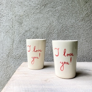 I LOVE YOU! ceramic cup