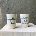 Personalized ceramic hand painted cup