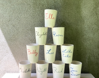 Personlig kalligrafi keramisk kopp