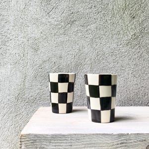 Checker Ceramic CUP