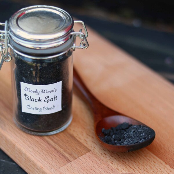 Black Salts for Wicca. Witchcraft, Hoodoo, Voodoo