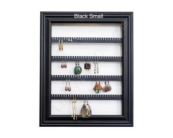 Earring Holder Framed iOrganize® Organizer - Small - Black