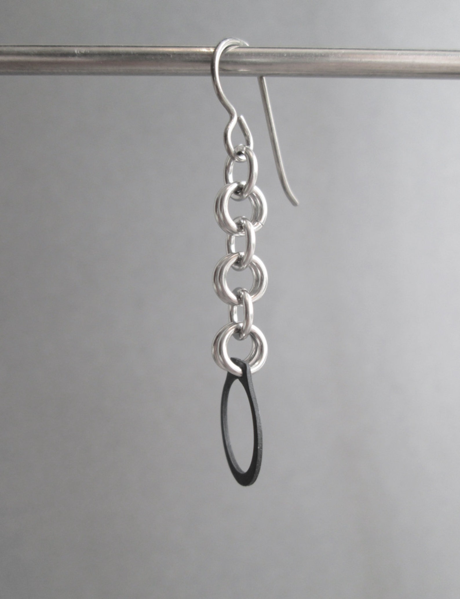 Industrial chain earring Clearance