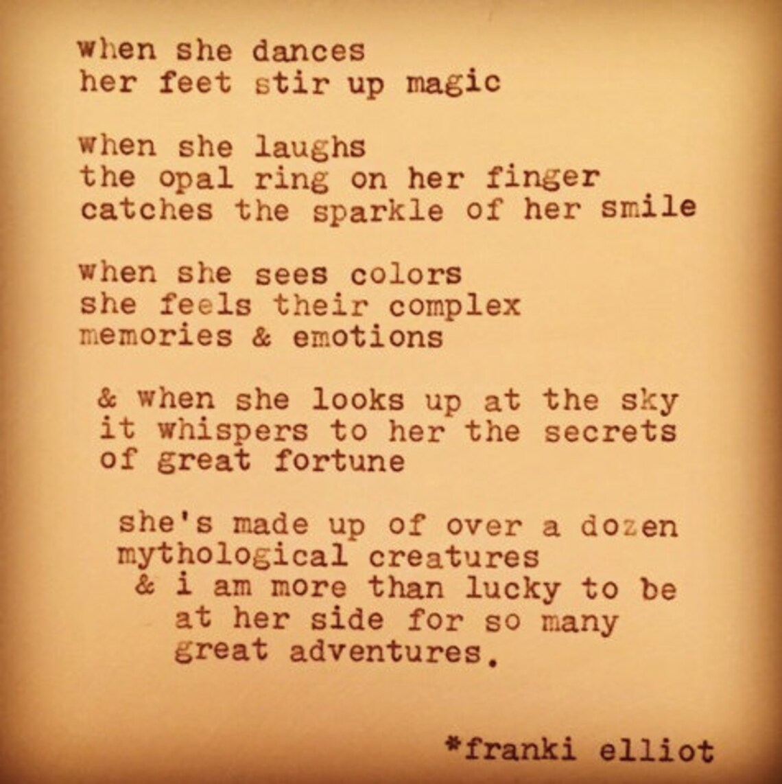 Customized typewriter poems for you Etsy