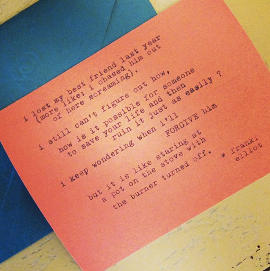 Customized typewriter poems for you Etsy