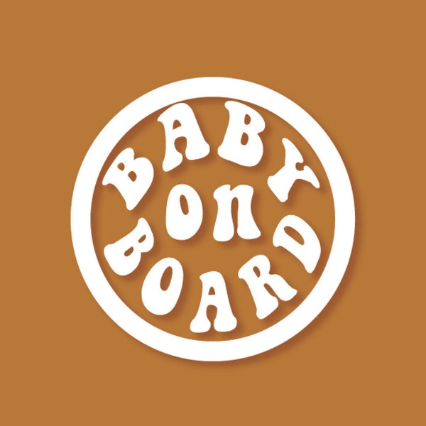 Baby On Board Decal || Vinyl || Newborn || Baby Gift || Sticker || Car || Vehicle