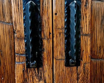 hand forged wrought iron handles for drawers or cabinets