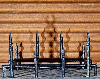 wrought iron fire wood grate/holder