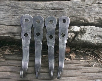 Wrought iron coat /towel hooks