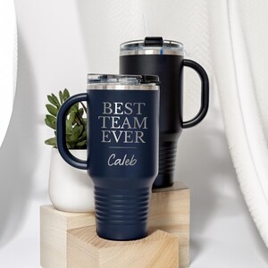 Gifts for Employee Coworker for Christmas, Thank you Gifts for Employee, Bulk Appreciation Gifts, Personalized Best Team Ever 32oz Tumbler