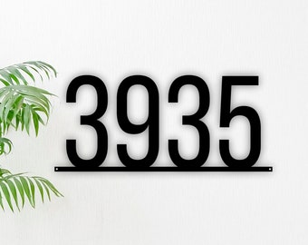 Modern Address Numbers, House Numbers, Address Sign, Address Plaque, Personalized Home Decor, Metal Address Number, Metal Address Sign