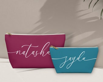 Personalized Cosmetic Bag, Makeup Bag, Bridesmaid Bag, Bridesmaid Proposal, Best Friend Gift, Group Gifts, Pencil Bag, Travel Bag