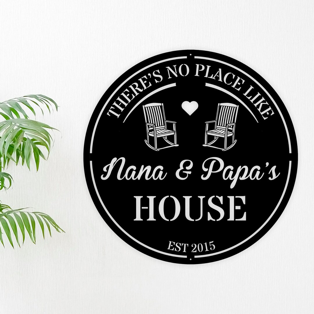 There's No Place Like Grandma & Grandpa's House, Grandparents Sign ...