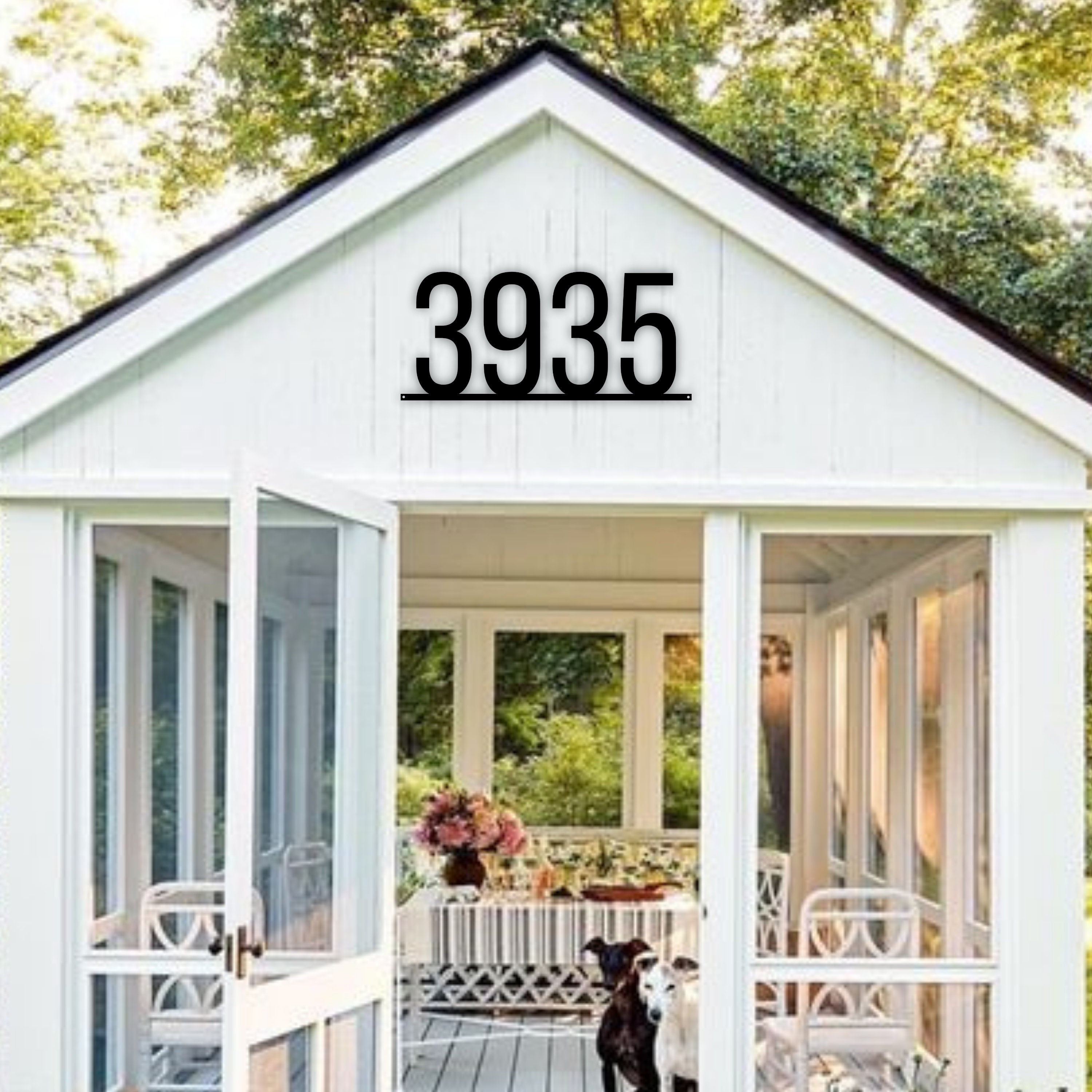 Modern Address Numbers, House Numbers, Address Sign, Address Plaque ...