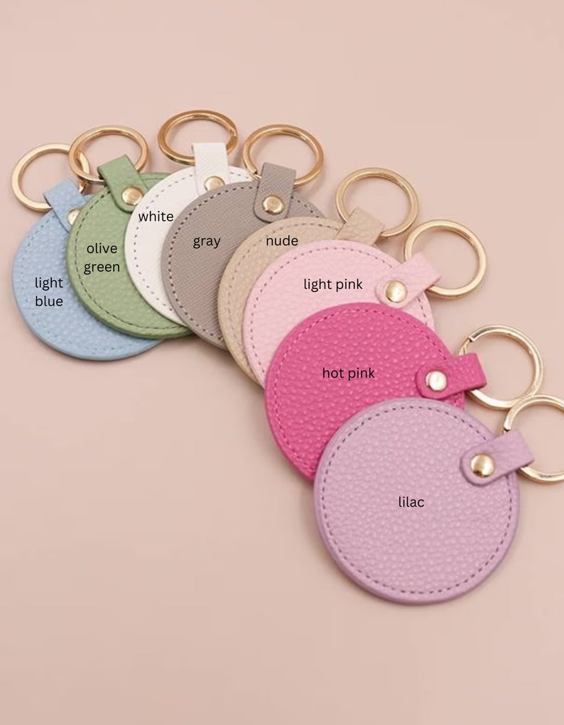 Personalized Tags, Diaper Bag Keychain, Booksack Tag, Backpack Label, Leather Keychain, Personalized Name for Bags, Luggage Tag, Engraved afbeelding 10