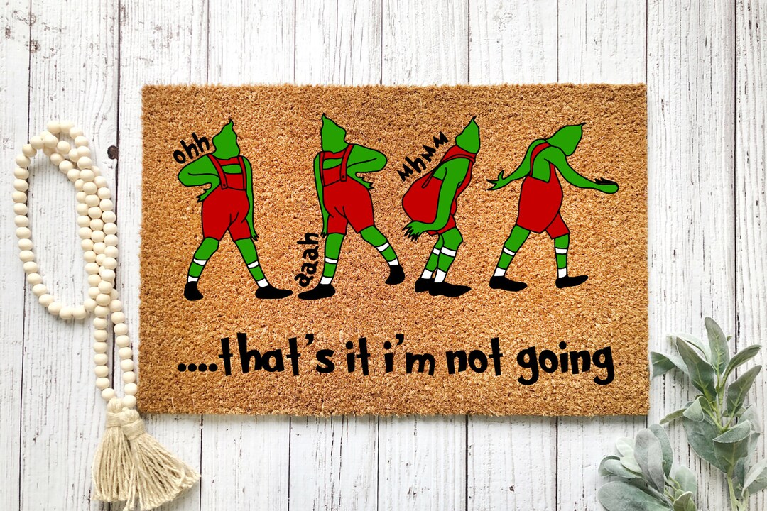 Funny Christmas Doormat, Funny Doormat, Grinch Door Mat, Mat, Funny Door Mat, That's It
