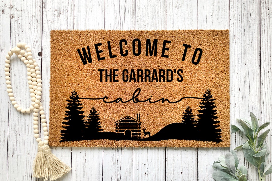 to the Cabin Mat, Cabin Front Doormat, Cabin