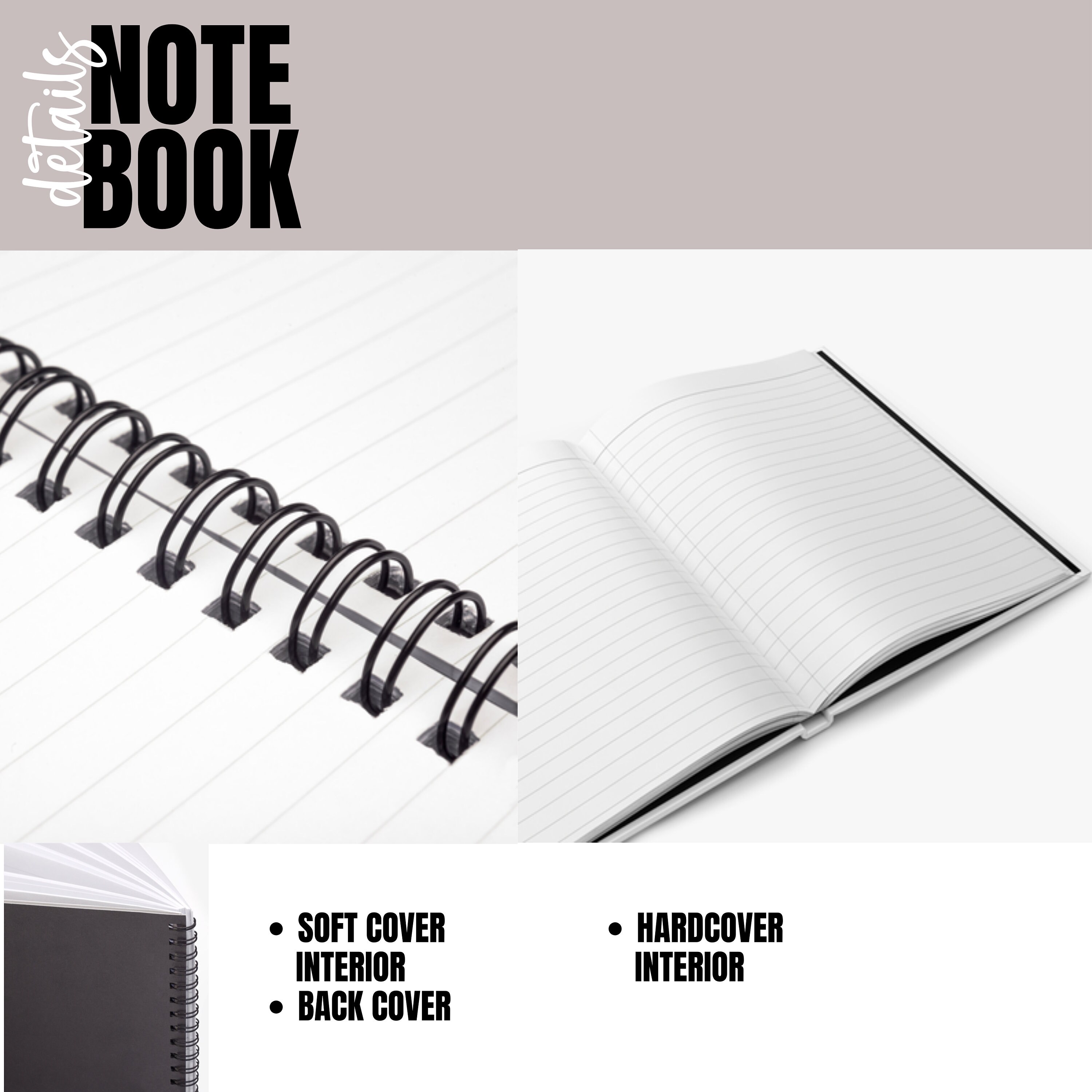 Custom Notebook, Notebook With Logo, Create Your Own Notebook ...