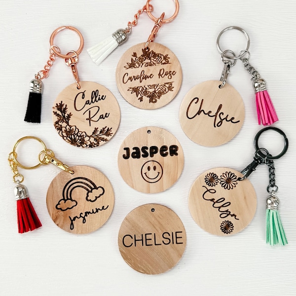 Diaper bag tag personalized, backpack tags, personalized bag tags, school tags, backpack name tag, backpack name keychain, wood name tags