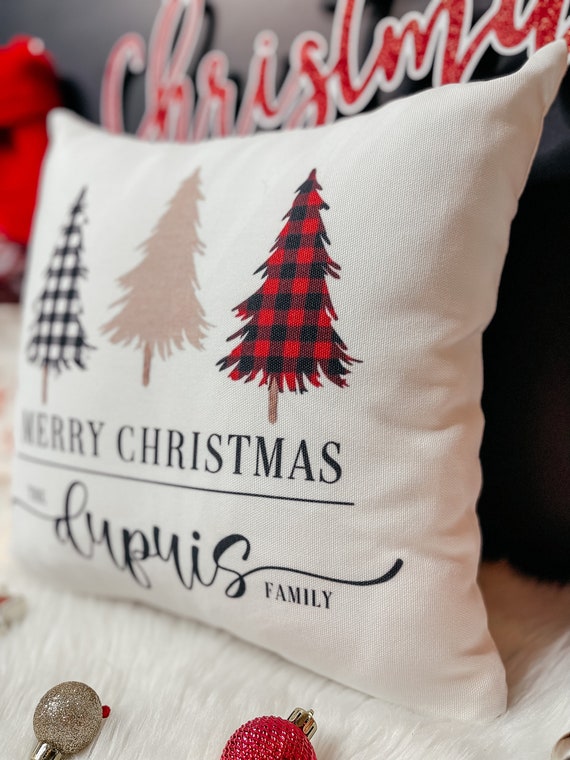 Almohadas personalizadas navideñas sales