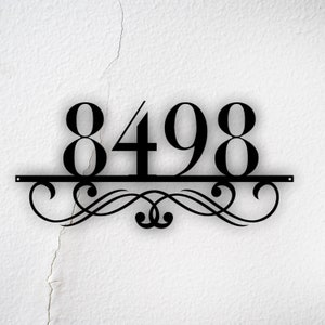 Custom Metal Address Plate for House, Metal Address Plaque, Metal Address Sign, Personalized Address Sign For House,Front Porch Address Sign