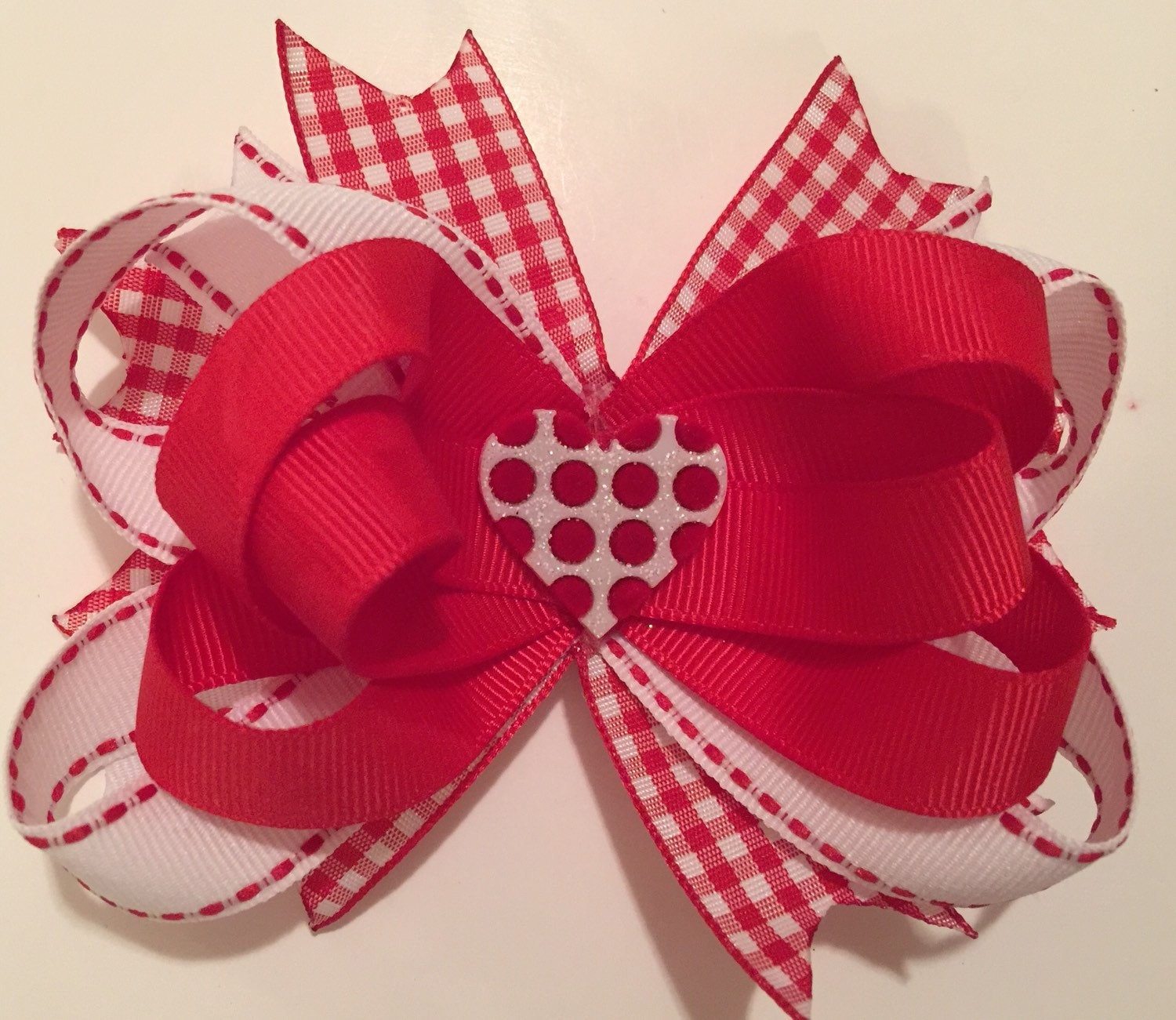 Valentine's Day bow Etsy
