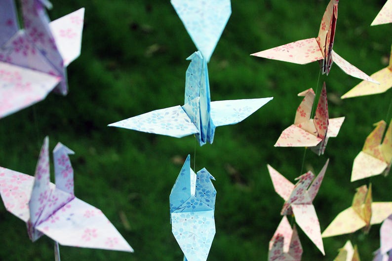 Origami Paper Crane Party Backdrop | Party Ideas by a Pro