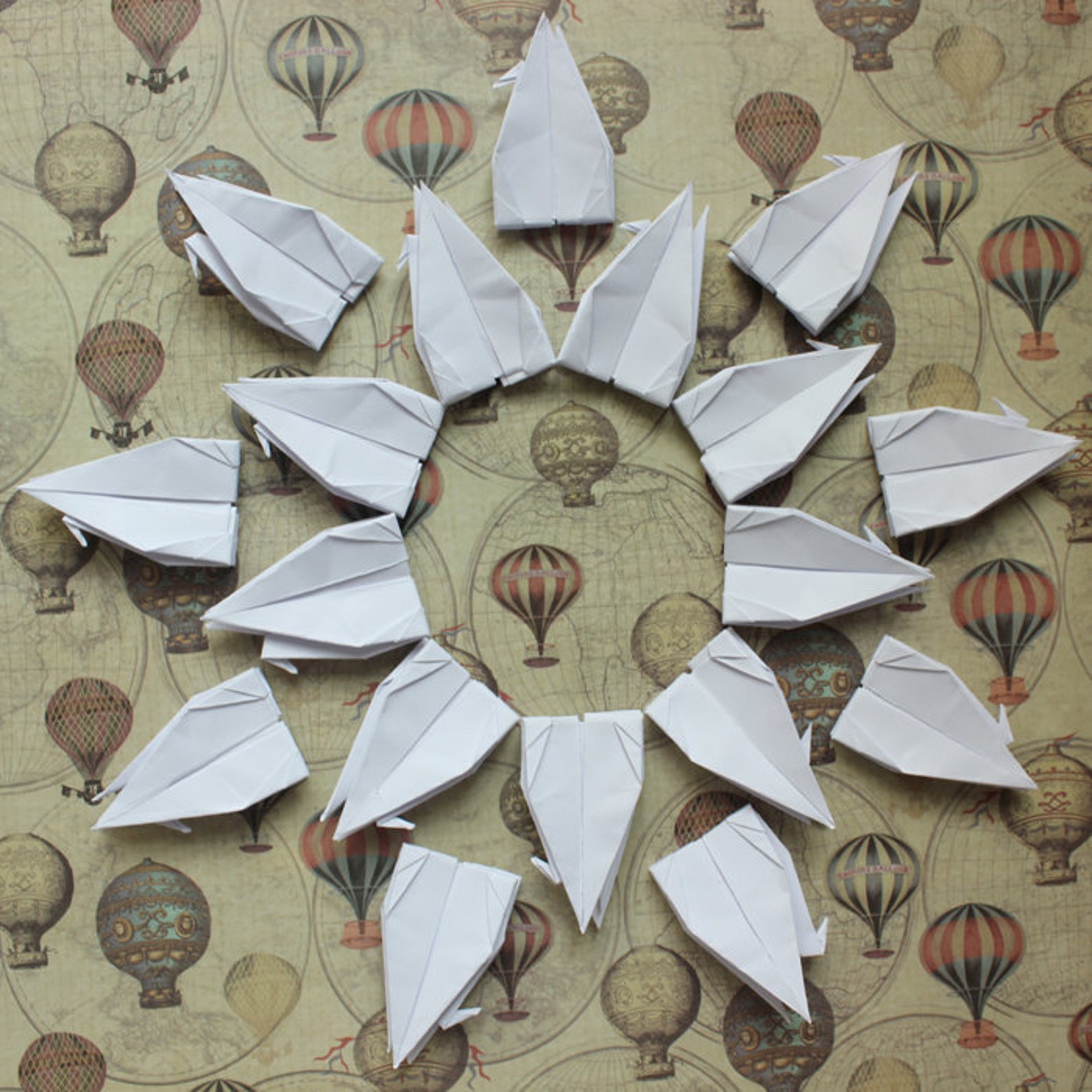 1000 Pure White Origami Paper Cranes Crafts Paper Goods Wedding Pure