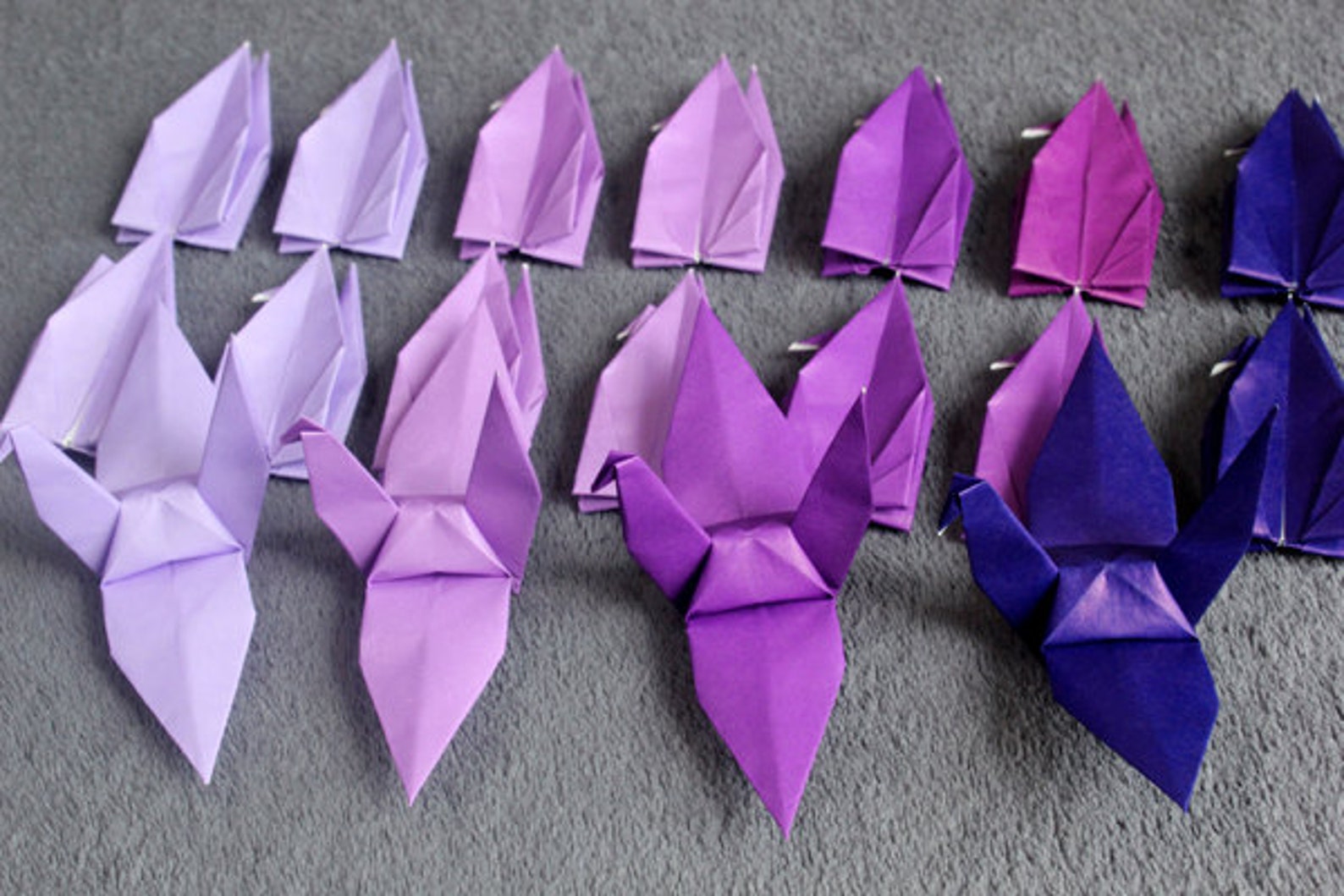 1000 Origami Paper Cranes Craft Party Wedding Christmas Gift Decor Bird