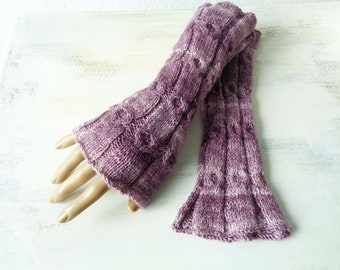 Lacestulpen "Princess" mit Seide, Pulswärmer, Armstulpen, fingerless mittens