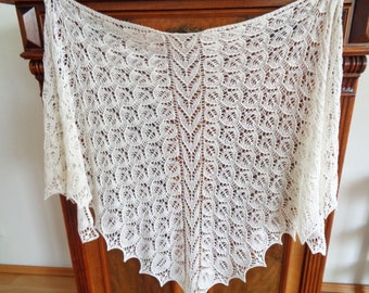 Lacetuch, Schultertuch "Wolkentanz", shawl, Dreieckstuch XXL