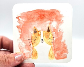 I left a furrball in your handbag cat Coaster