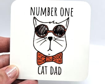 Cat Dad Coaster