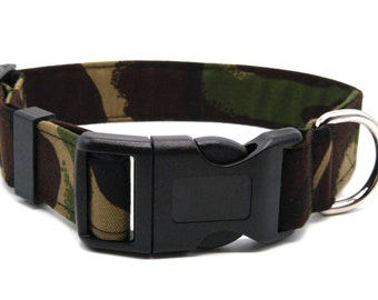 Green Camouflage Collar