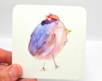 Purple Chicken Coaster