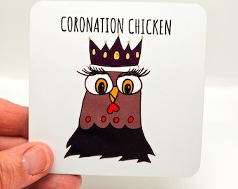Coronation Chicken Coaster Purple