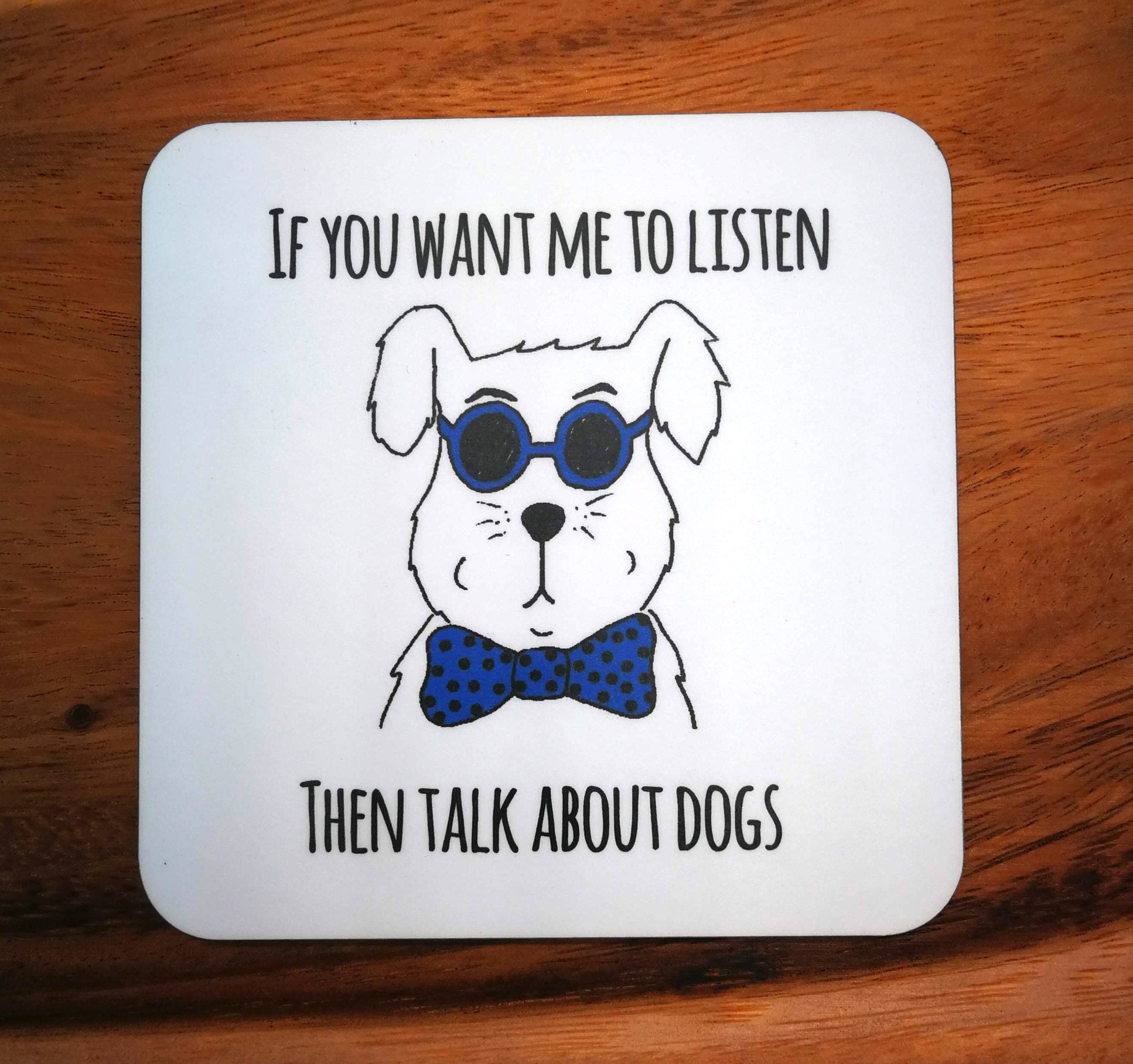 funny dog coasters